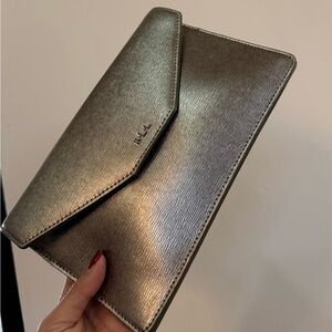 Polo by Ralph Lauren Metallic Silver Clutch